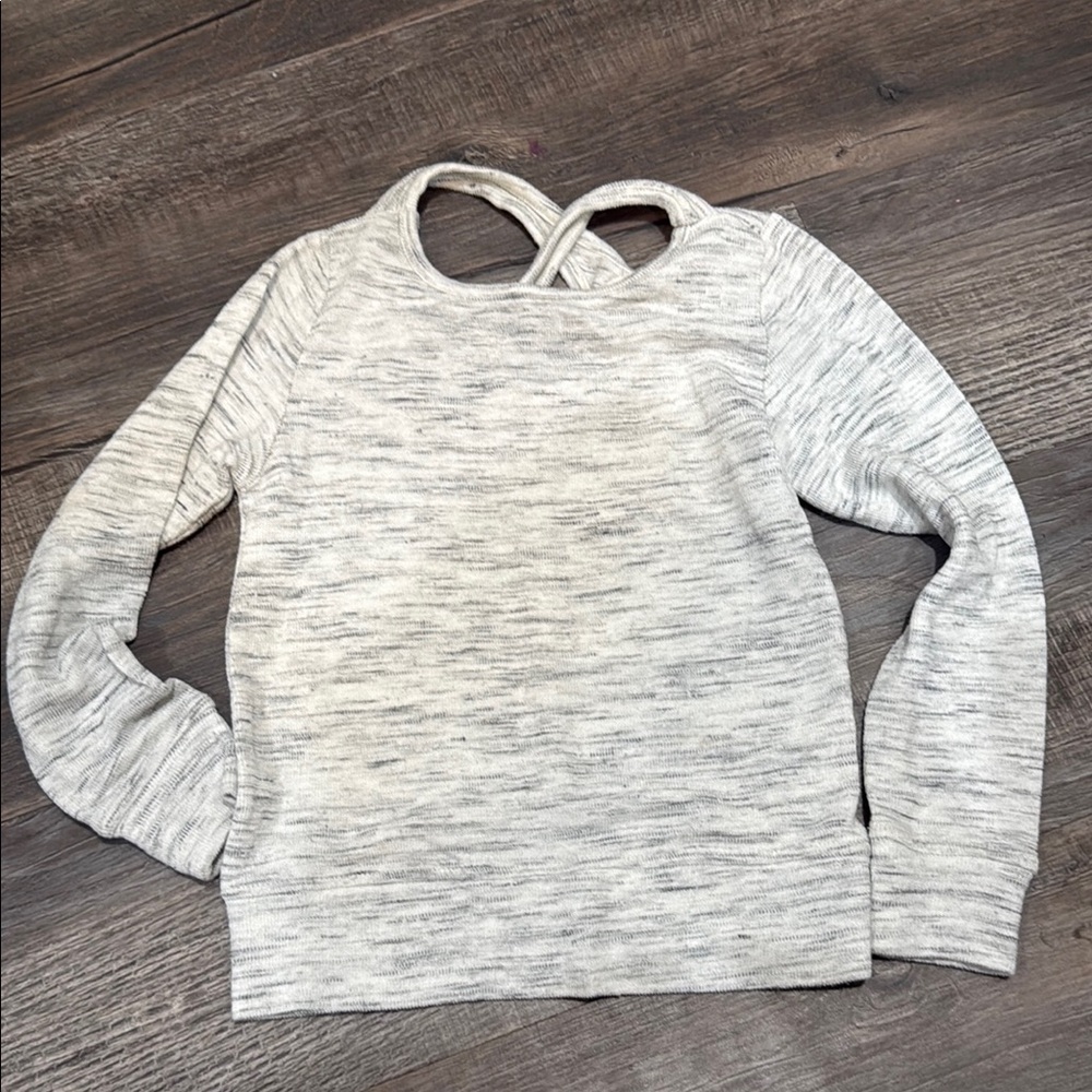 Threads 4 Thought Light Gray Cross-Back Sweatshirt